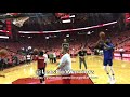 durant klay and draymond pregame routines from houston before 2018 wcf g5