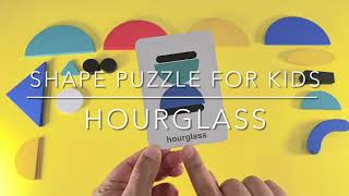 Kids Educational Puzzle l Montessori Based Activity l Shape Puzzle l Hourglass