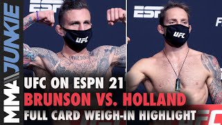UFC on ESPN 21 weigh-in highlight: One comes in heavy