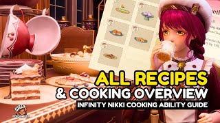 ALL RECIPES and How To UNLOCK COOKING in Infinity Nikki
