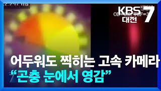 어두워도 찍히는 고속 카메라…“곤충 눈에서 영감” / KBS  2025.02.04.