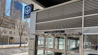 Metro station Place-Des Arts (part2) Montreal subway Quebec Canada