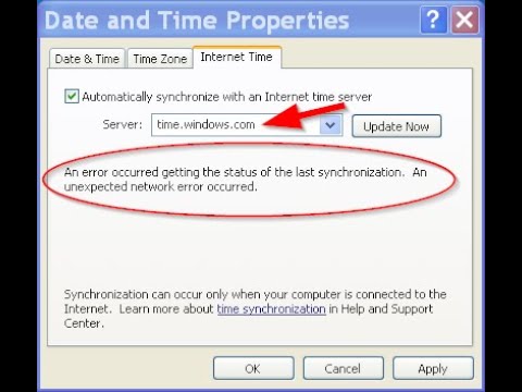 FIX: Time synchronization failed with time.windows.com