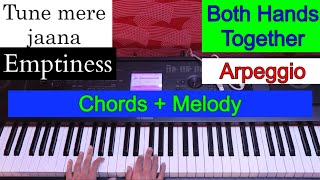 Hindi Song Both Hands Piano lesson Chord Pattern Arpeggio Pattern Piano lesson ( PART 1 )