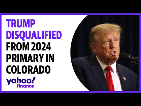 Trump Disqualified From 2024 Primary Ballot In Colorado By State's ...