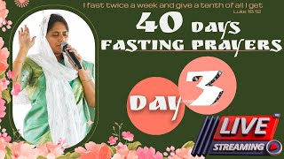 40 Days Fasting Prayers - Day 3 | 40 రోజుల ఉపవాస ప్రార్ధనలు | Dr. Noah