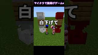 マイクラで旗揚げゲームw