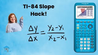 TI-84 Slope Formula Program (ACT/SAT Calculator Hack!)