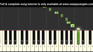 Jab Koi Baat Bigad Jaaye - Piano Tutorial (Keyboard)