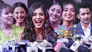 Celebrities arrives at ITA Awards 2022 | Pranali Rathod, Shivangi Joshi, Sumedh, Munmun, Helly Shah