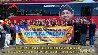 KEREN!! RELAWAN JARNAS ANIES BASWEDAN LAKUKAN ROADSHOW GUNAKAN BUS JARNAS ABW