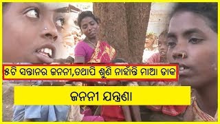 ୫ଟି ସନ୍ତାନକୁ ଜନ୍ମ ଦେଇ ବି ମାଆ ଡାକ ଶୁଣି ପାରିଲେନି ଲକ୍ଷ୍ମୀ। All 5 children of a mother deaf and dumb