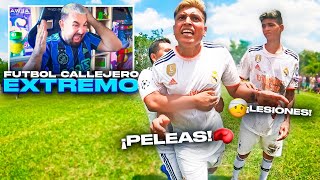 REACCIONANDO A FUTBOL CALLEJERO *LESIONES, PELEAS SALVAJES Y GOLAZOS*