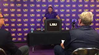 LSU vs. Texas A&M (11/30/19): Coach Orgeron talks Tigers' win vs. Aggies