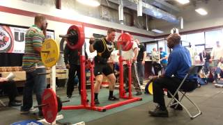 USPA Eastern regional meet 550 squat attempt