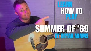 How to Play Bryan Adams - Summer of '69 | Acoustic Guitar Lesson