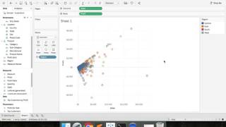 Tableau Tutorial - Scatter Plots