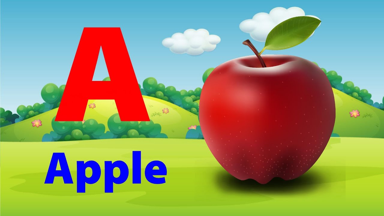 A For Apple B For Ball | Atoz Alphabet | AbcPhonics Song | Alphabet ...