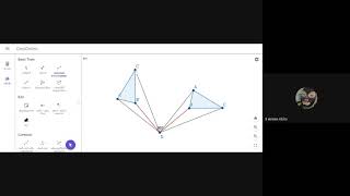 การหมุนโดยใช้โปรแกรม GeoGebra