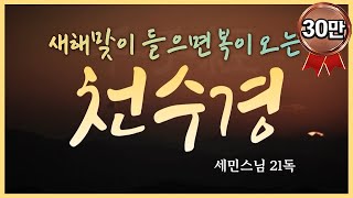 새해맞이 들으면 복이 오는 세민스님의 천수경 염불독경 21독🙏(큰 자막)