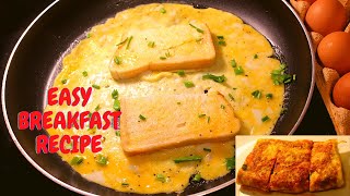 Quick And Easy Breakfast Recipe Ready In 5 Minutes | One Pan Egg Toast |