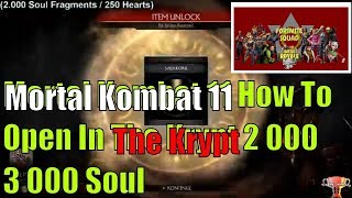 Mortal Kombat 11 How To Open In The Krypt 2 000 3 000 Soul Fragments    2019   5