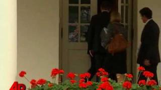 Raw Video: BP Officials Arrive at White House