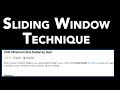 LeetCode :  209. Minimum Size Subarray Sum | Problem no 209 | Sliding Window