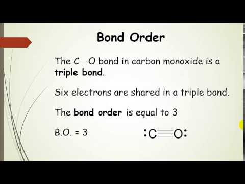 Bond Order, Bond Lengths, And Bond Strengths - YouTube