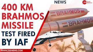 IAF successfully tests extended range BrahMos missile from Sukhoi aircraft | Zee News English