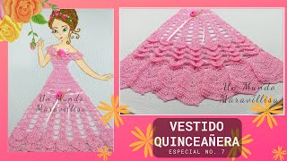 ESPECIAL No. 7 | VESTIDO DE QUINCEAÑERA | Puntillas Maribel