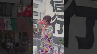 庄司みずきネギねえさん街宣車で歌う！