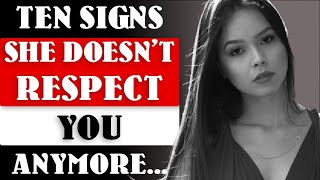 10 Signs She Doesn’t Respect You Anymore | Human Behavior Psychology Facts | Amazing Facts