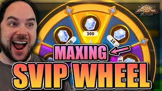 Unlocking all SVIP Rewards \u0026 Bundles [also Shajar Wheel] Rise of Kingdoms