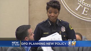 DPD Chief At Odds With Officers Over Planned Policy Changes