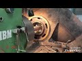 Machining Operation on Original KARAM 110mm Horizontal Boring Machine.