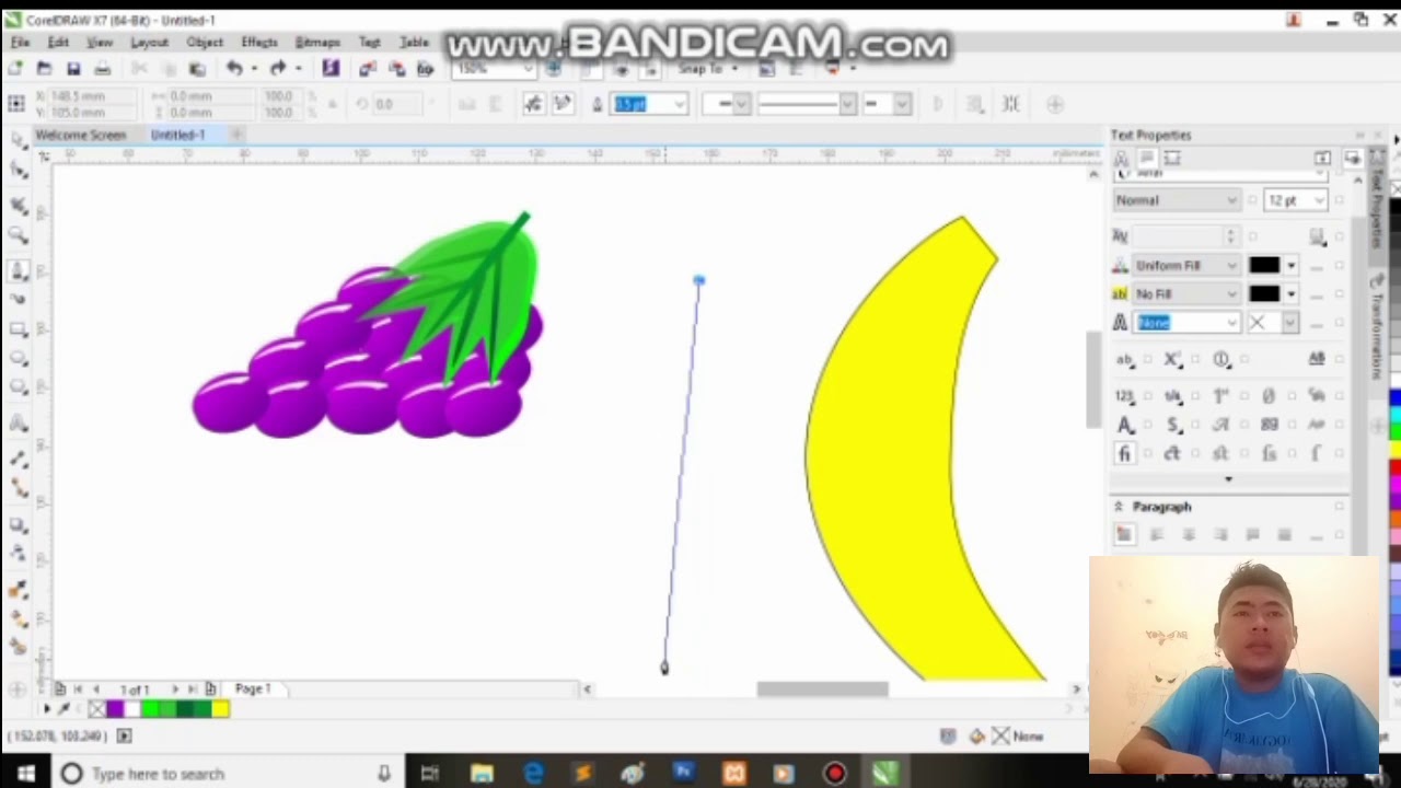 Membuat Gambar Buah CorelDraw - YouTube