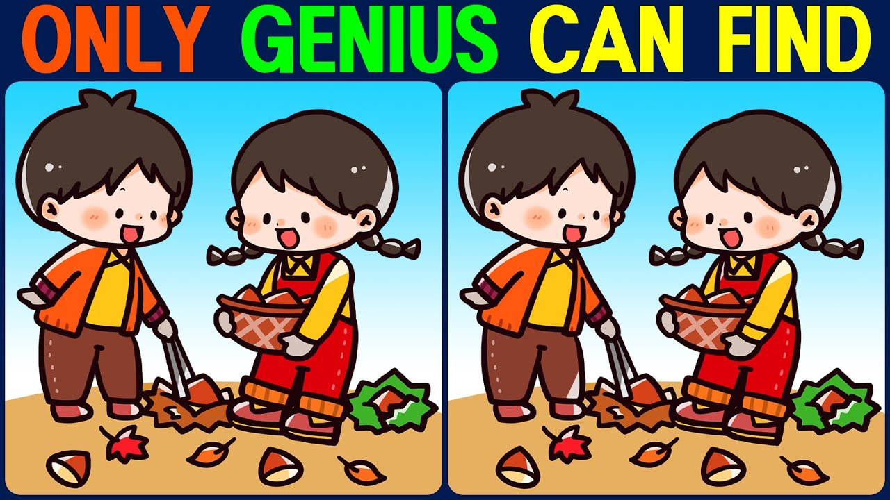 Only Genius Can Spot The Difference Youtube