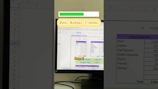 Day 2 of building a daily budget tracker