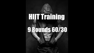 HIIT Workout Music with timer | 9 Rounds 60/30 | Electronic Music