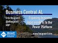 Exposing business logic via APIs to the Power Platform with AL and Business Central