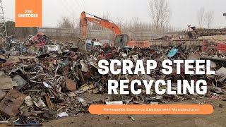 【ZZS 】SCL1200 Scrap Steel Recycling System | Scrap metal reyclcing line | Hammer Mill Crusher