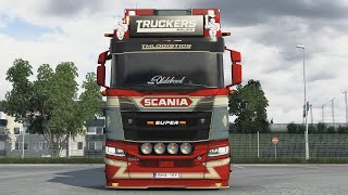 🔴 EST2 1.45 Promods -  New Interior Texture 1st look - Driving Scania R650  2016 - Scania Next Gen