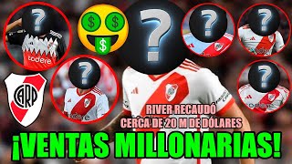 😀 ¡ENORME NOTICIA para RIVER! 😀 | 💰 MILLONES de DÓLARES para traer REFUERZOS 💰 | 6 VENTAS EXITOSAS