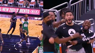 Tacko Fall put Mo Bamba in a blender \u0026 makes the Celtics bench go crazy