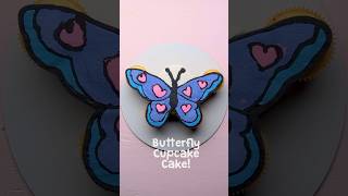 Make hearts flutter with this Butterfly Cupcake Cake! 🦋🧁  #shorts