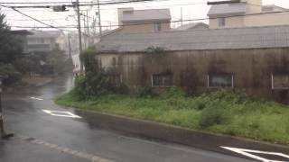 2013年9月16日台風18号名古屋暴風雨大雨