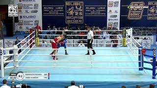 Yojerlin César (FRA) vs. Michail Tsamalidis (GRE) EUBC U23 Championships 2024 (80kg)