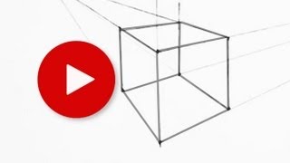 How to Draw a Cube in Two Point Perspective