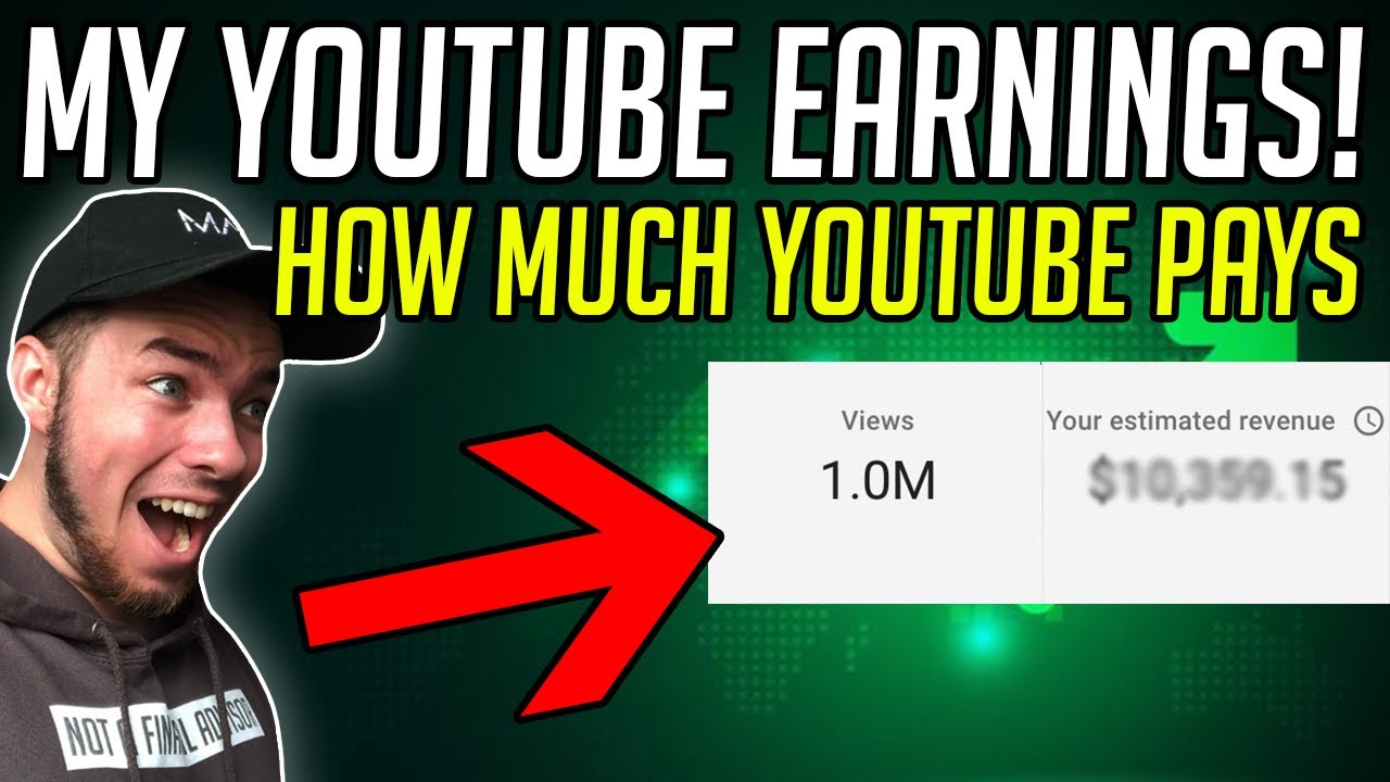 How Much Youtube Paid Me For 1 MILLION Views! - YouTube